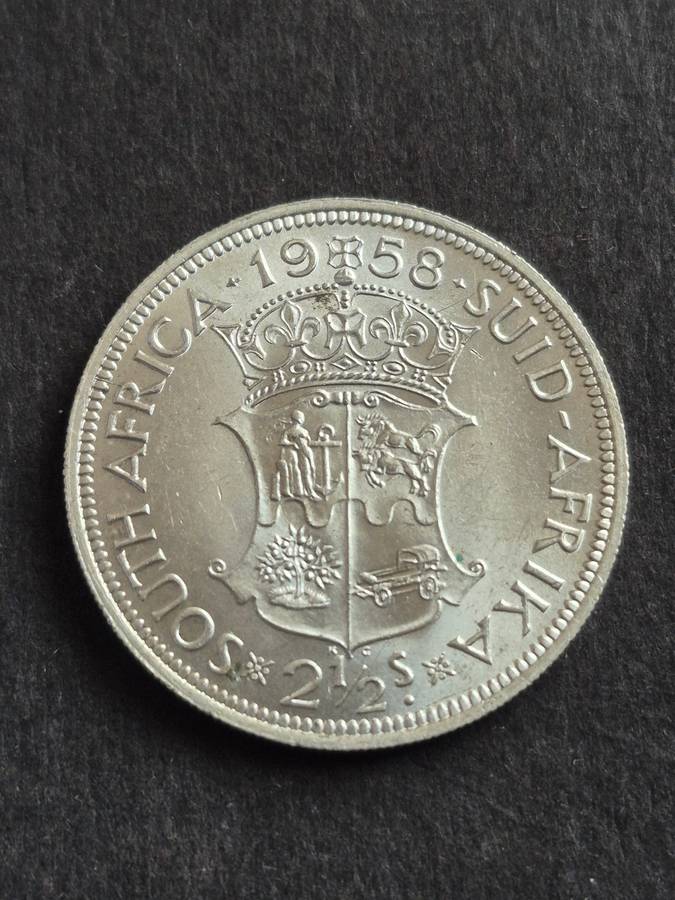 Union 2 1/2 Shillings 1958 - excellent condition