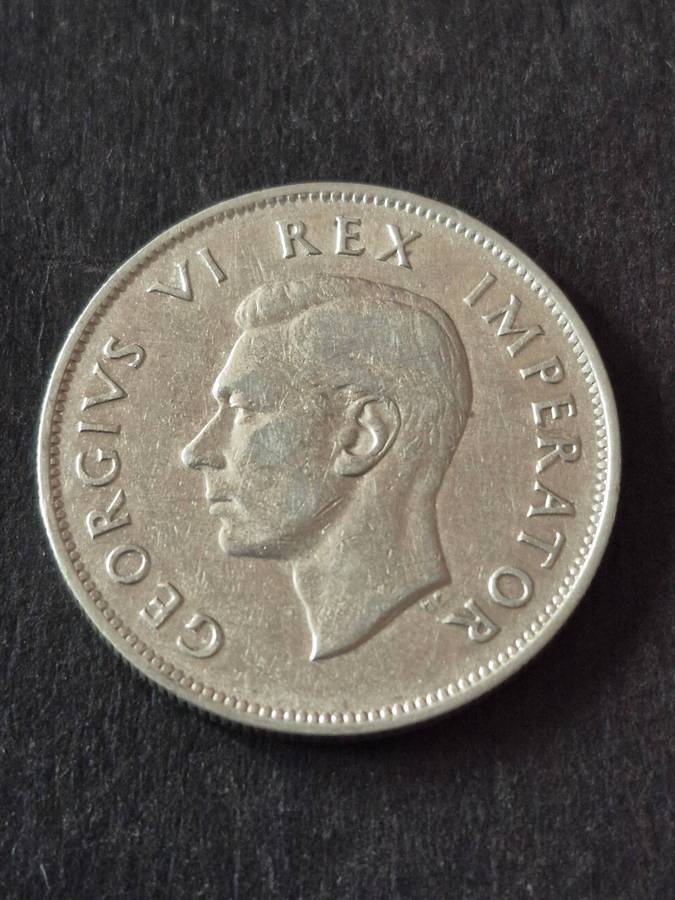 Union 2 1/2 Shillings 1942 Silver