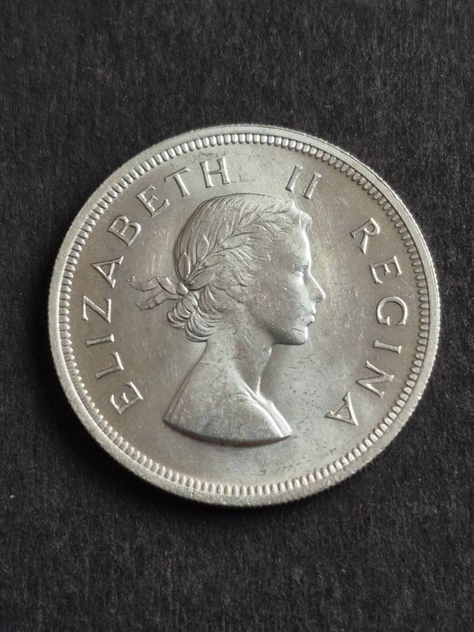 Union 2 1/2 Shillings 1958 Silver EF+/UNC