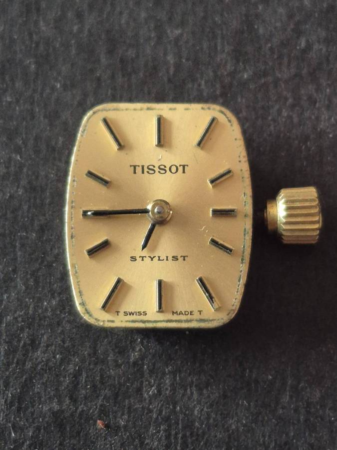 Vintage Ladies Tissot Stylist 17 Jewels Wrist Watch Movement- not working