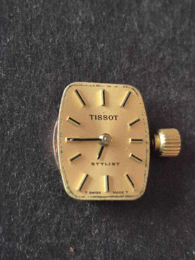 Vintage Ladies Tissot Stylist 17 Jewels Wrist Watch Movement- not working