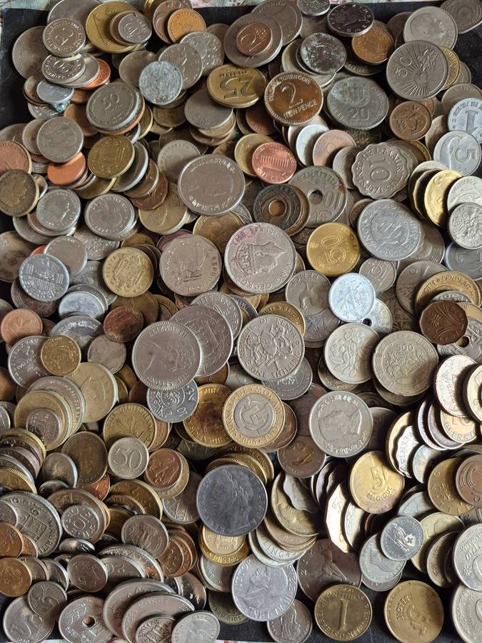 Mixed Lot of World Coins 2kg