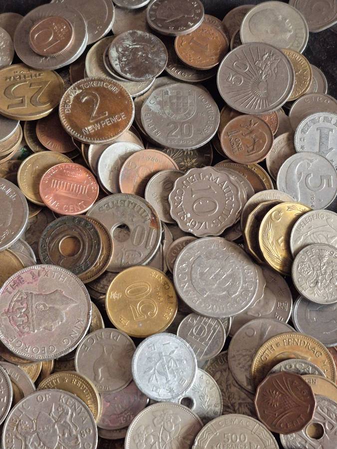 Mixed Lot of World Coins 2kg