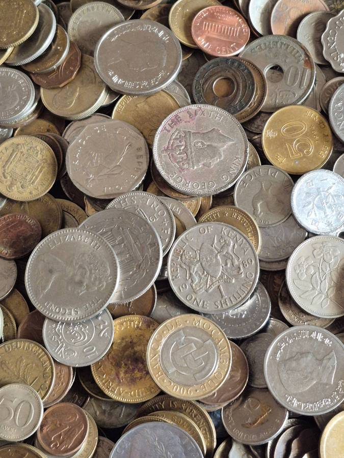 Mixed Lot of World Coins 2kg