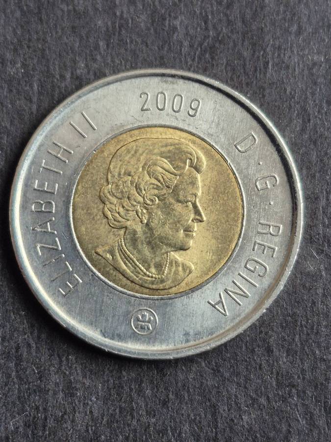 Canada 2 Dollars QEII 2009