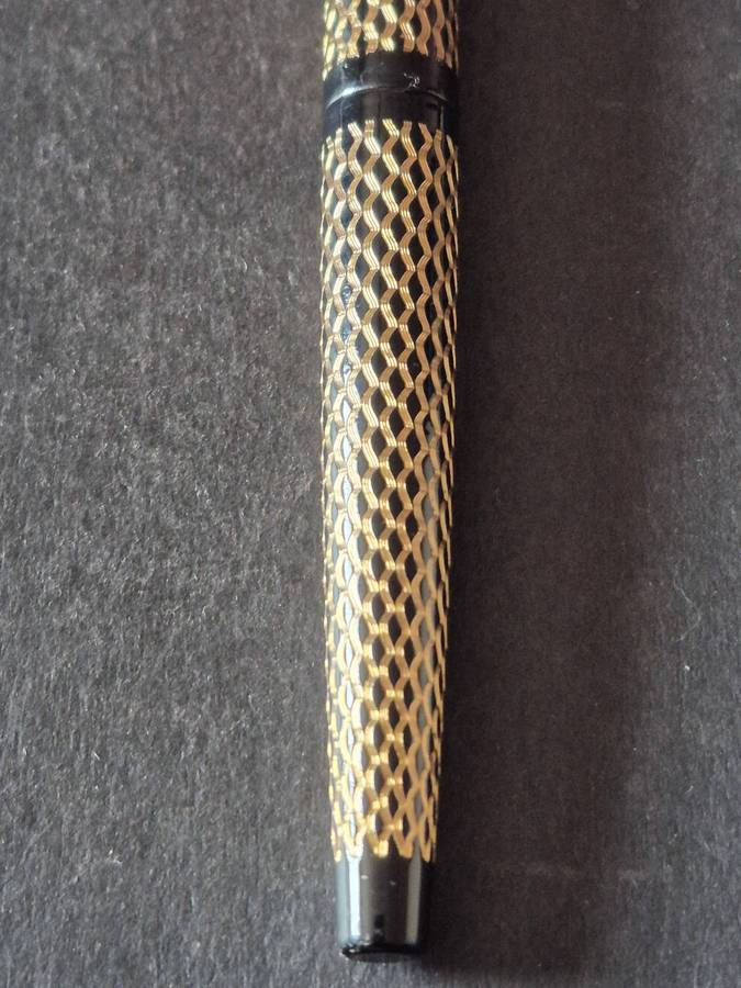Vintage Schaeffer Paisley Fountain Pen Black Laque