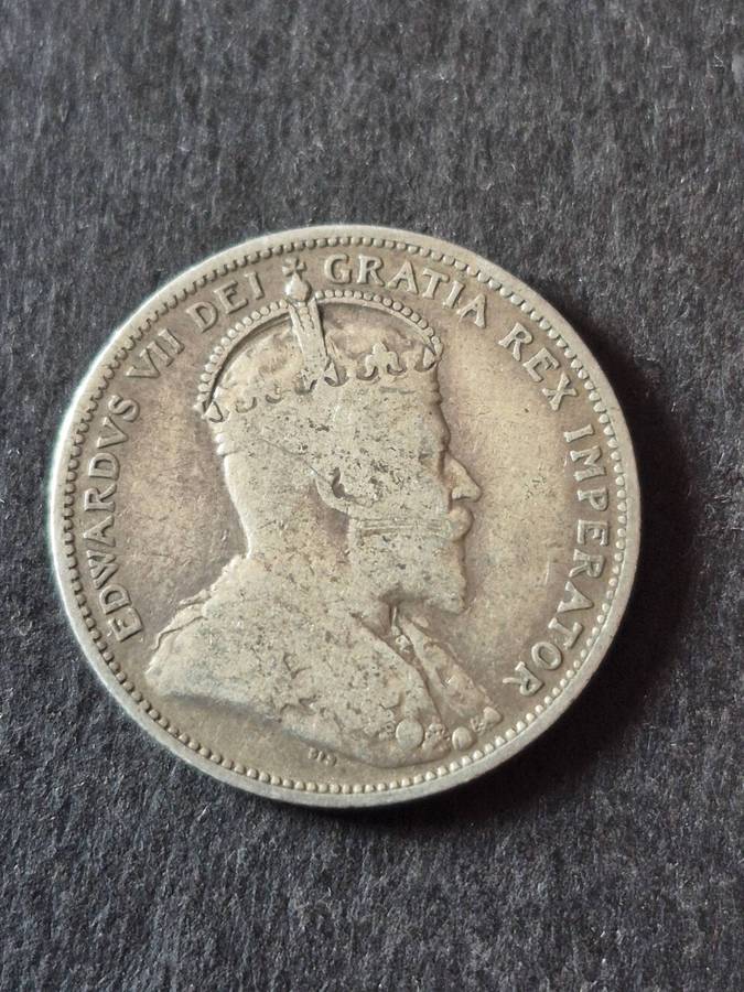 Canada 25 Cents 1910 Silver