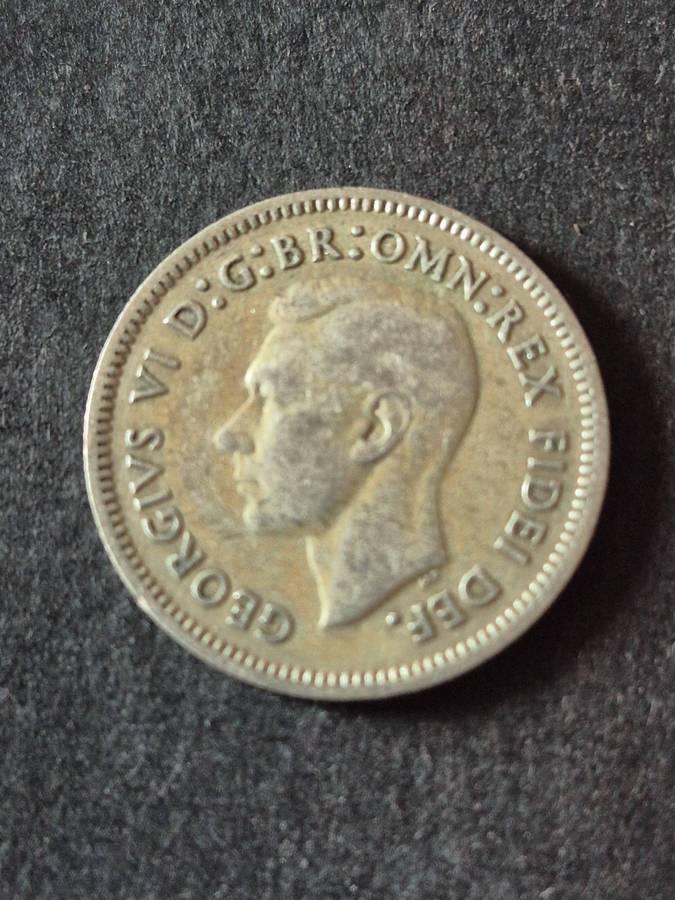 Australia Sixpence 1951 Silver