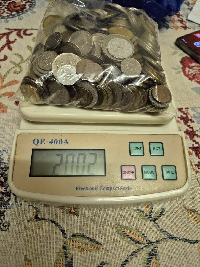 Mixed Lot of World Coins 2kg