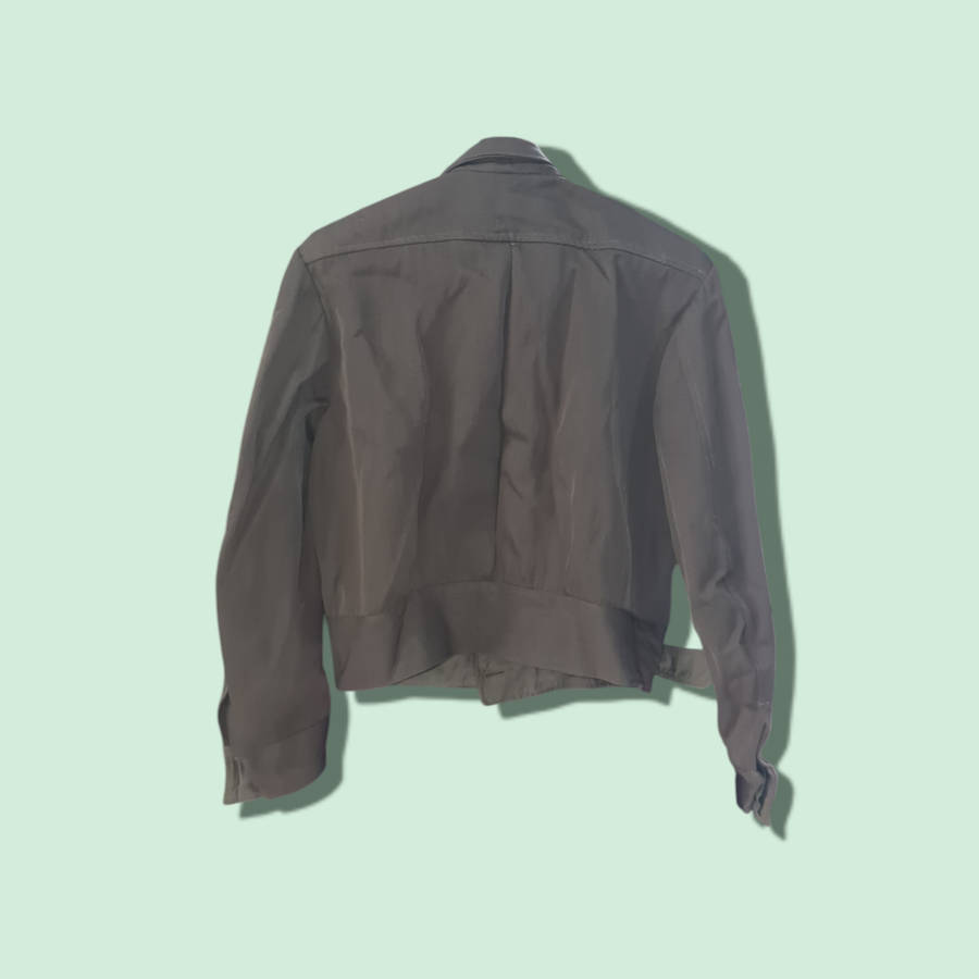 ORIGINAL MILITARY ISSUE BUNNY JACKET WITH MILITARY & PURE WOOL LABELS-SIZE MEDIUM