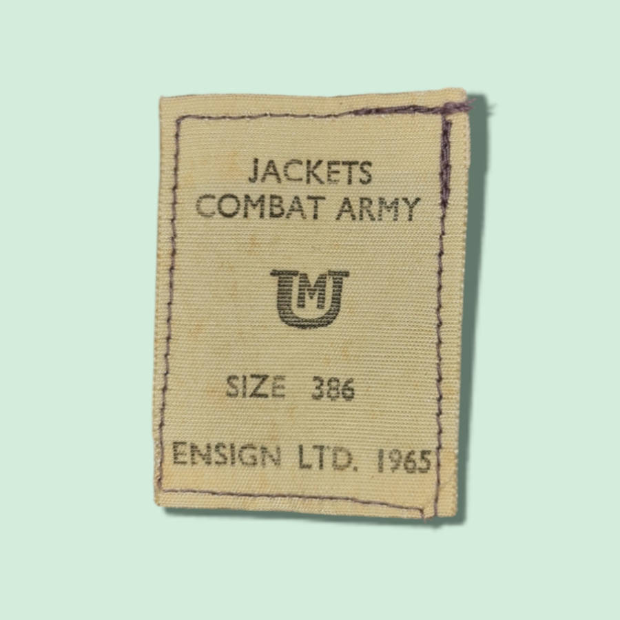 ORIGINAL MILITARY ISSUE BUNNY JACKET WITH MILITARY & PURE WOOL LABELS-SIZE MEDIUM