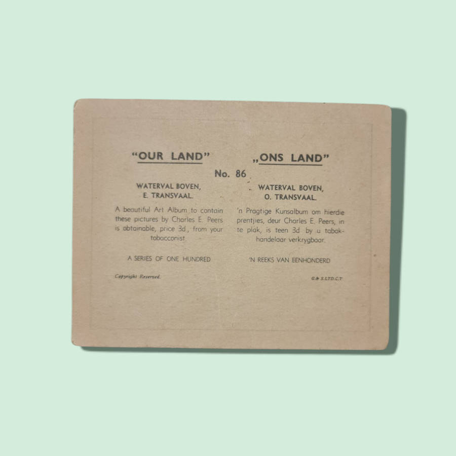 South Africa: Waterval Boven, E Transvaal