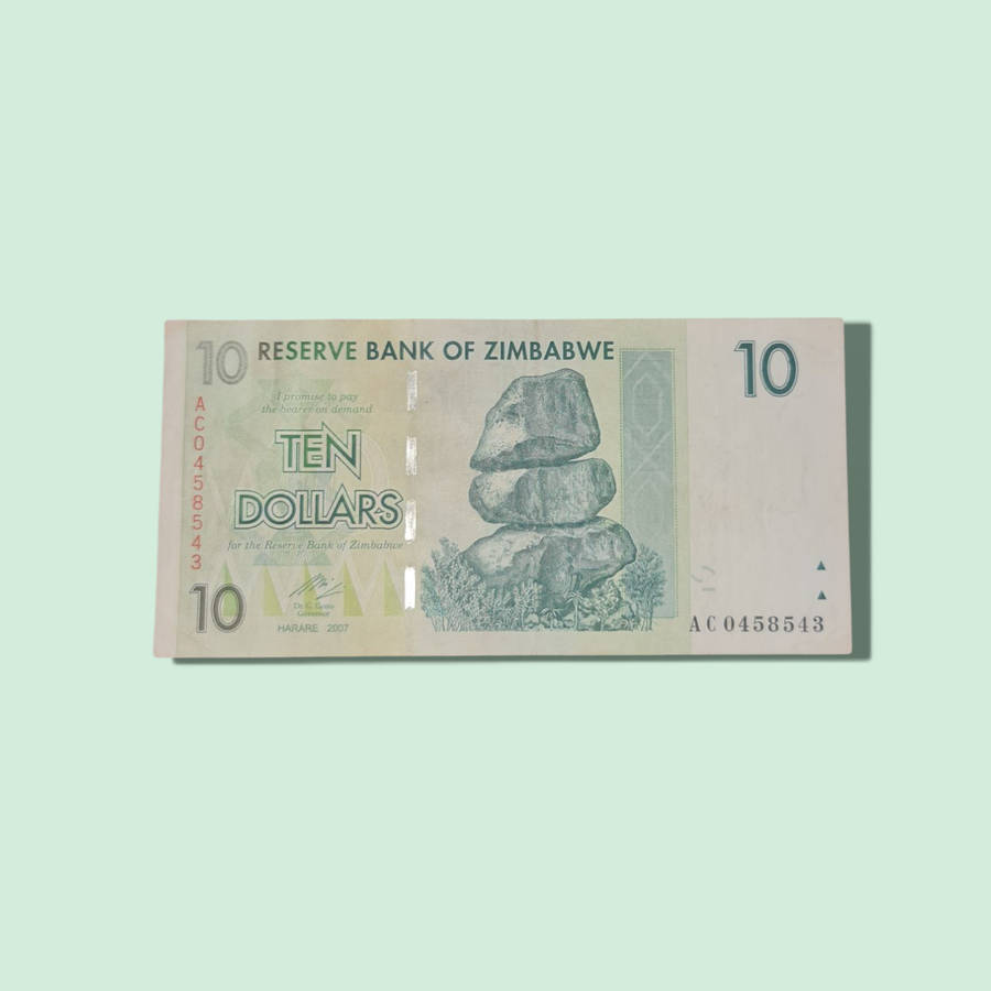 Zimbabwe 10 Dollars 2007 Banknote