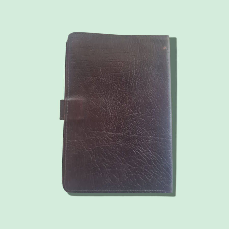 VINTAGE GENUINE LEATHER BRITISH PASSPORT HOLDER