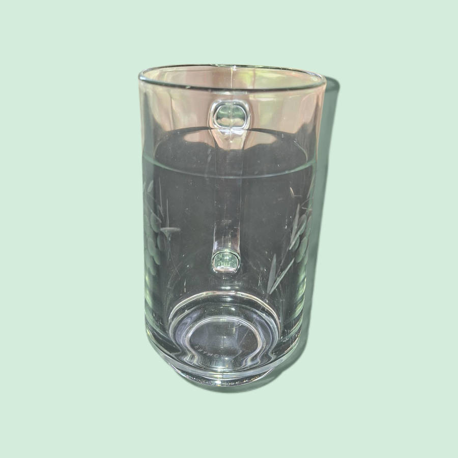 Beer glass made in France