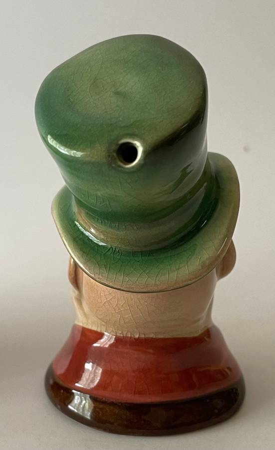 Beswick Dickens ware condiment set (salt and pepper shaker and mustard pot)