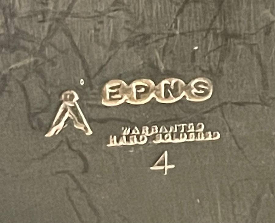 Art Deco silver plated tea pot