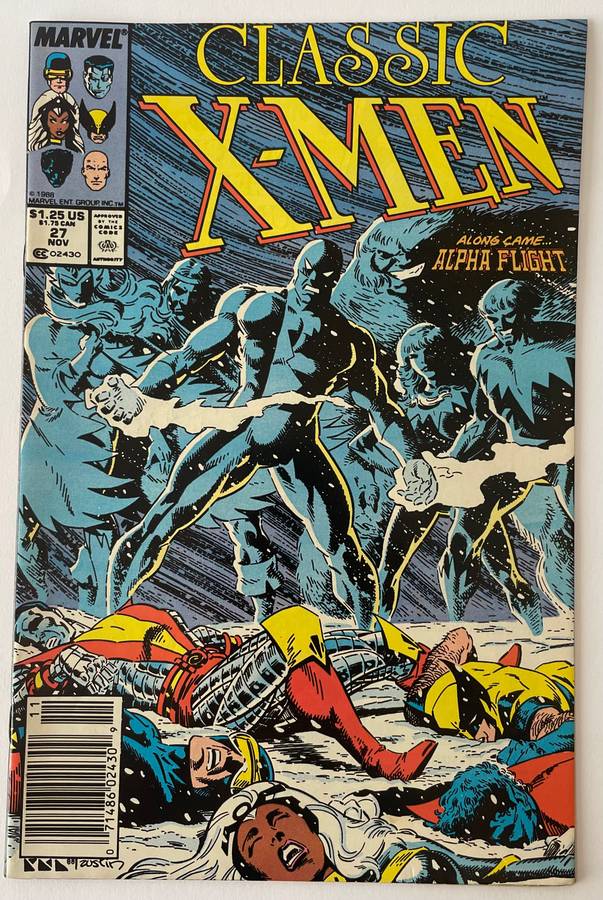 Marvel comics Classic X-Men issue 27 from November 1988