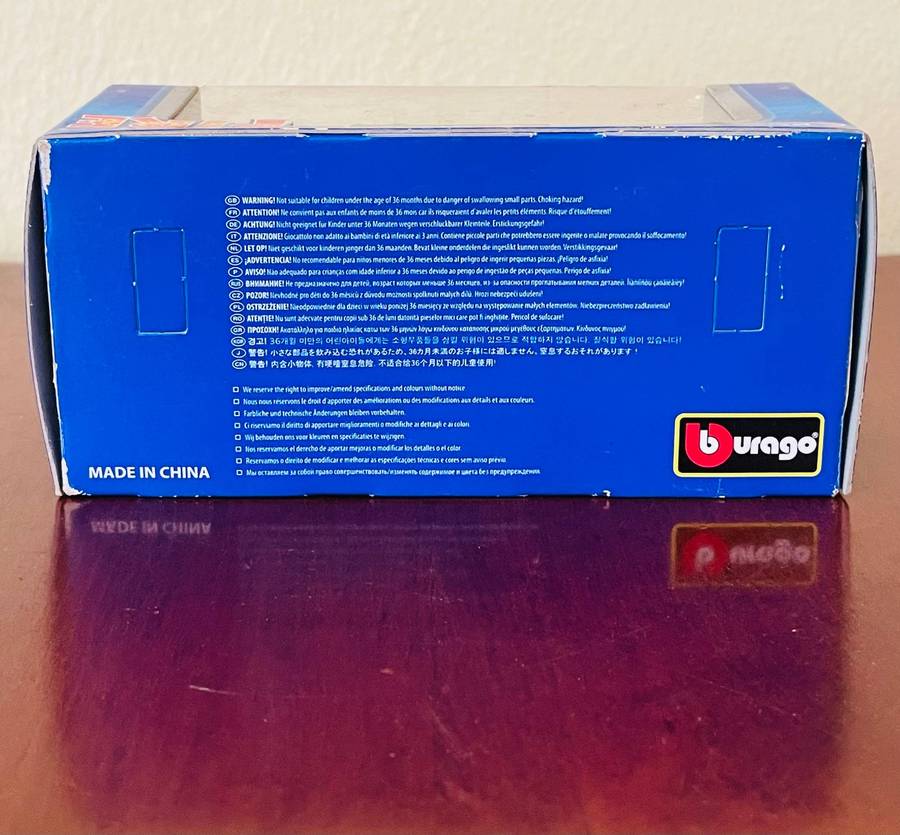 BBurago street fire 1/43 scale die cast BMW series 1 model