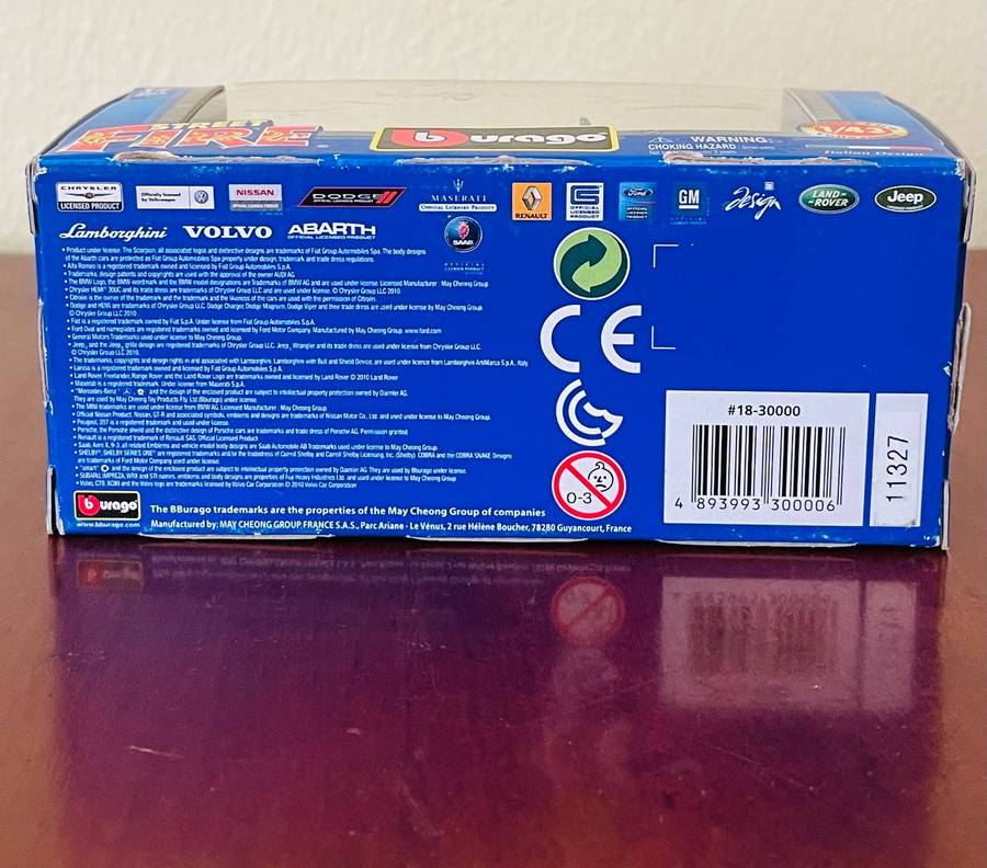 BBurago street fire 1/43 scale die cast BMW series 1 model