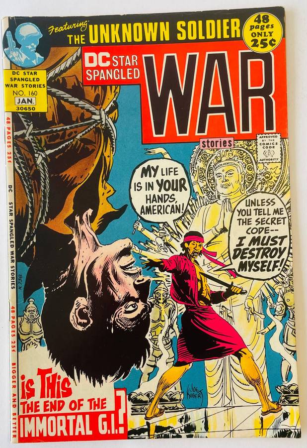 DC Comics Star Spangled war#160 published in January 1972