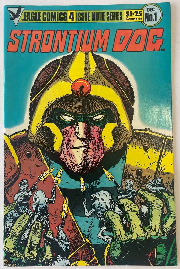 Eagle Comics Strontium dog number 1 of a 4 issue series published December 1985