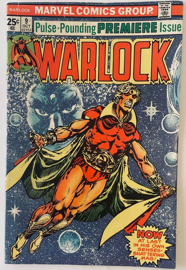 Marvel Comics The power of Warlock number 9 published in October 1975