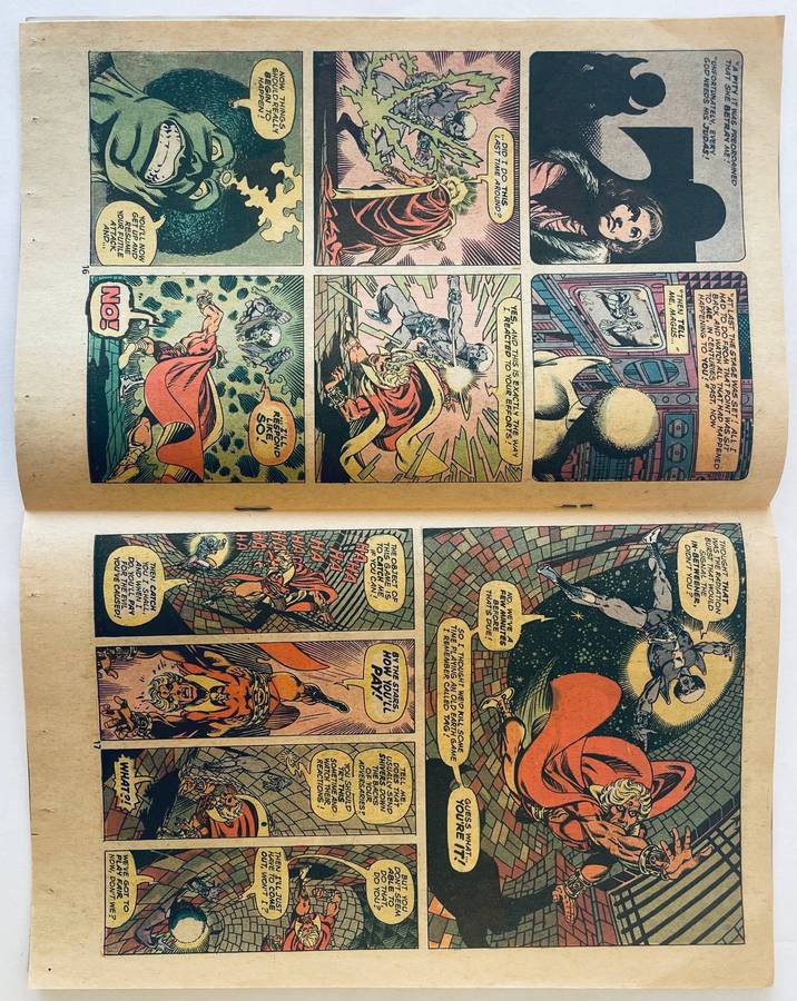 Marvel Comics The power of Warlock number 9 published in October 1975
