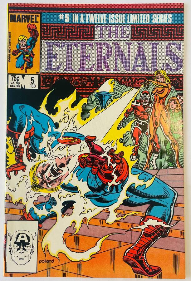 Marvel Comics The Eternals issue 5 in a 12 issue limited series published in February 1986