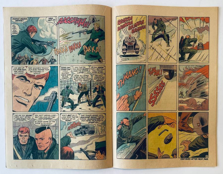 Marvel Comics Combat Kelly and the deadly dozen # 2 published August 1972