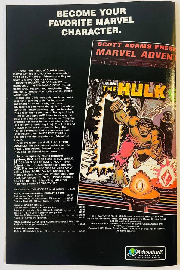 Marvel comics The Eternals #6 in a 12 issue series  The magnificent obsession published March 1986