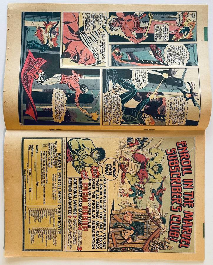 Marvel comics Ghost Rider issue 62 published in November 1981