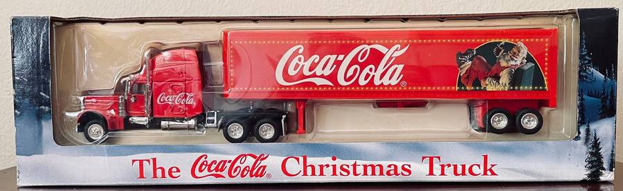 Limited edition die cast Coca-cola Christmas truck 1:64 scale