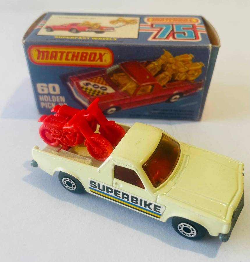 Extremely rare Matchbox superfast no 60 Holden pick up from 1977