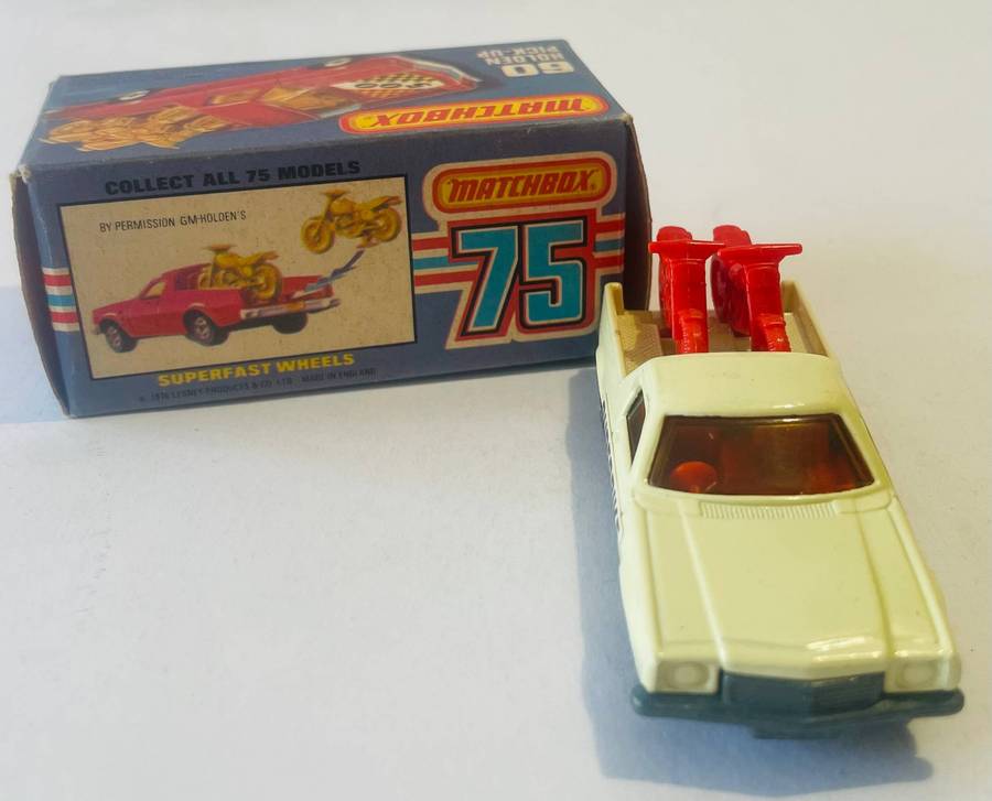 Extremely rare Matchbox superfast no 60 Holden pick up from 1977