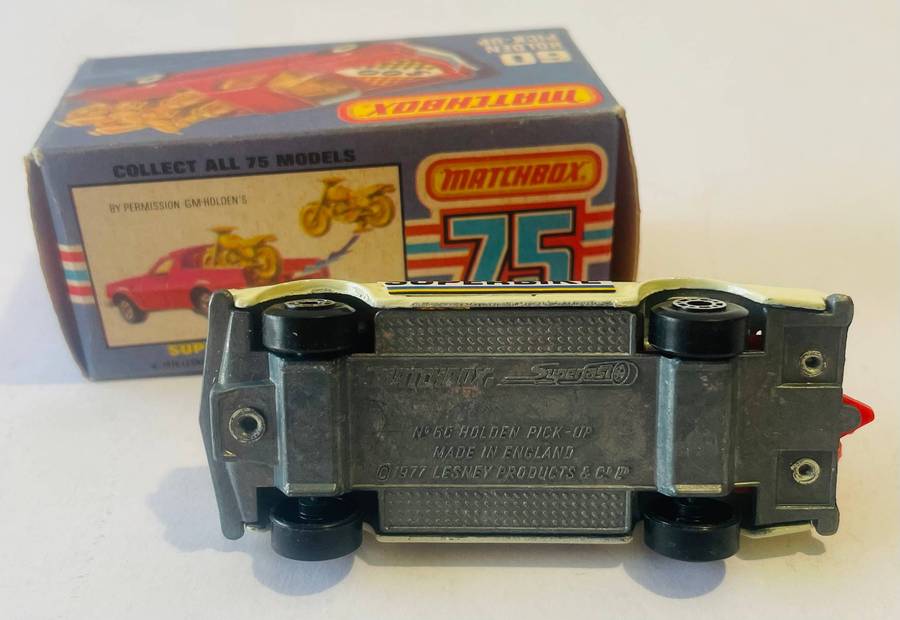 Extremely rare Matchbox superfast no 60 Holden pick up from 1977