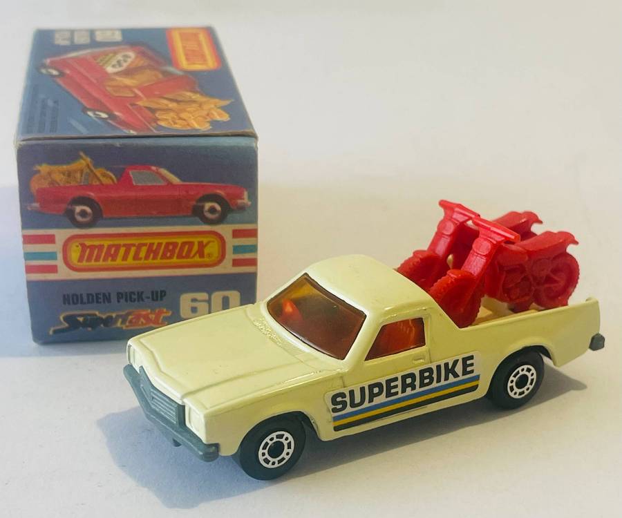 Extremely rare Matchbox superfast no 60 Holden pick up from 1977