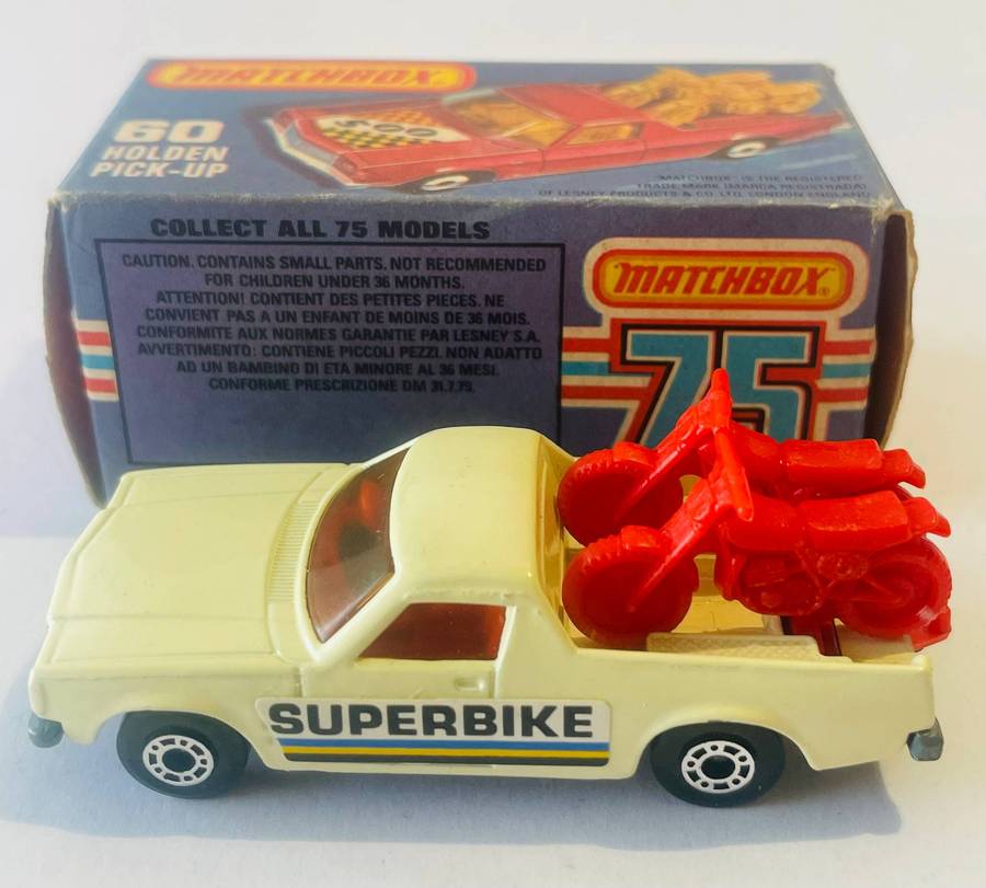 Extremely rare Matchbox superfast no 60 Holden pick up from 1977