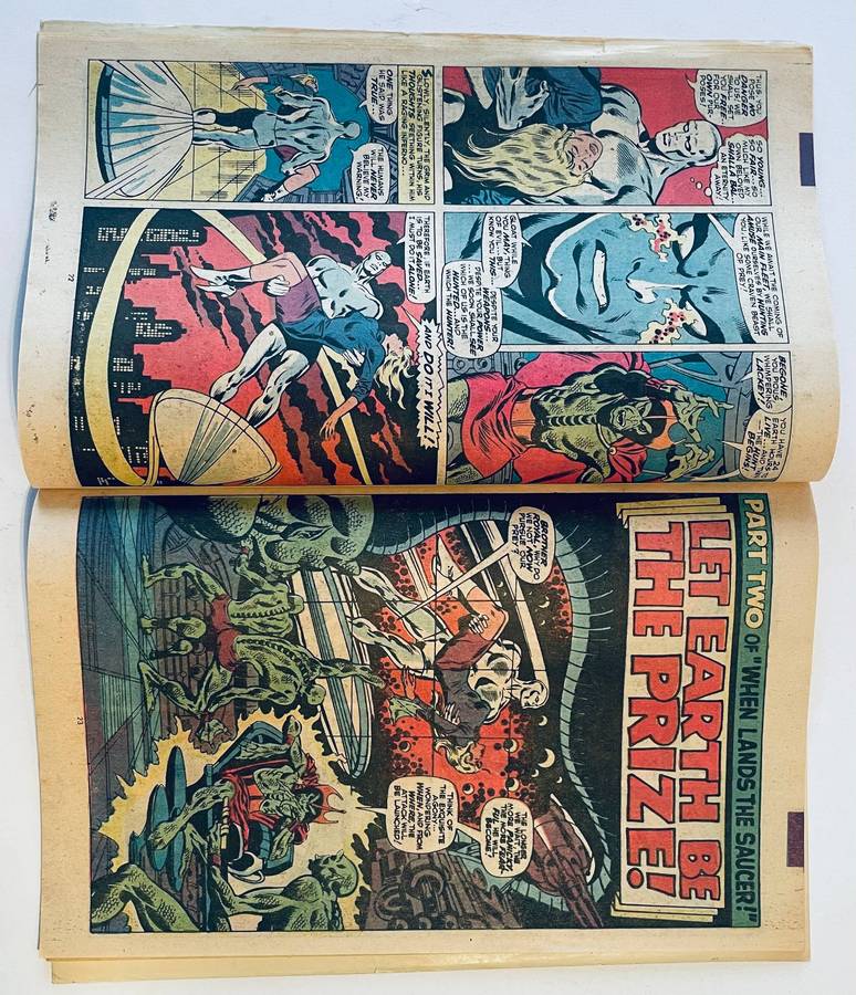 Marvel comics fantasy masterpieces The Silver Surfer issue 2 published January 1980