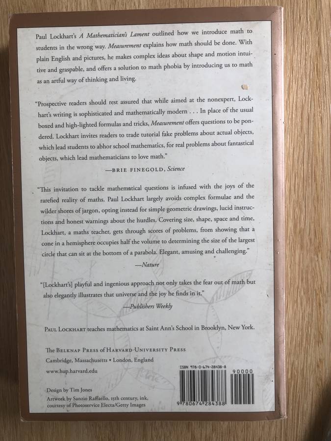 Paul Lockhart - Measurement