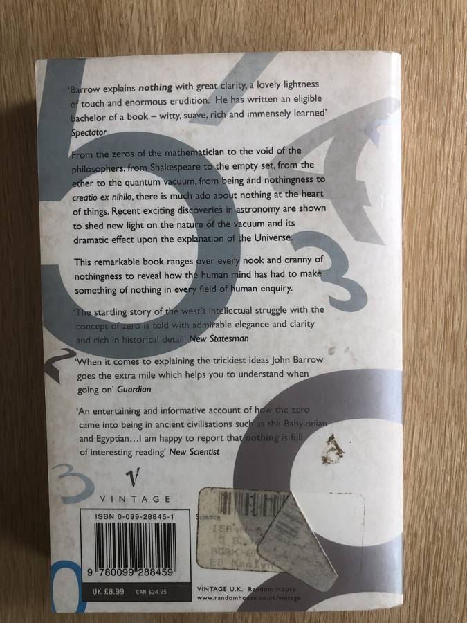 John D Barrow - The book of Nothing