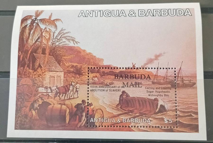 ANTIGUA & BARBUDA 1982-84 NH MINT mini sheet 5$