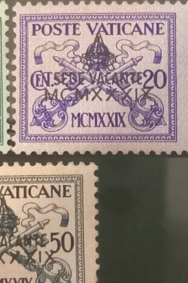 Vatican 1939 Interregnum Sede Vacante ovpt, Scarce, MH CV R1200+