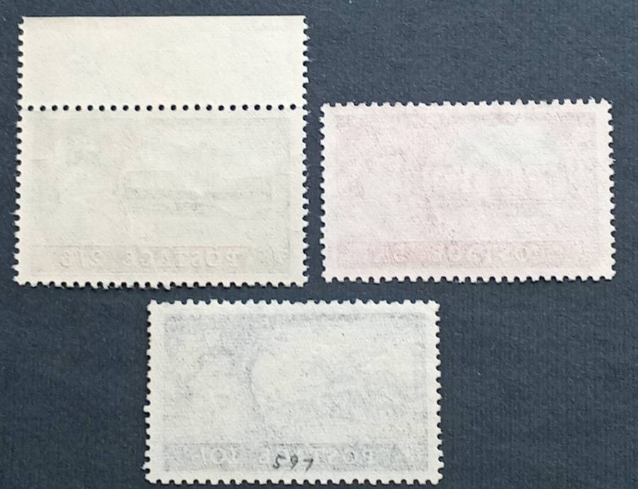 GREAT BRITAIN 1959 SG 595a-597a - Wmk 179(multiple crowns) MNH&VFU