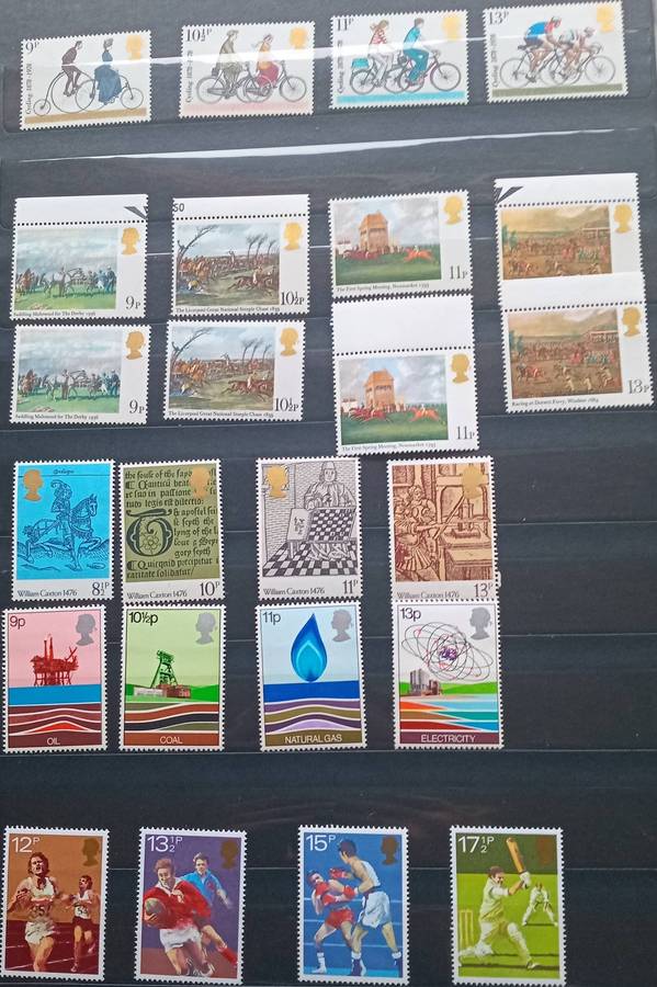 GREAT BRITAIN 1978 LOVELY MINT LOT OF 6 SETS(24 stamps) MNH