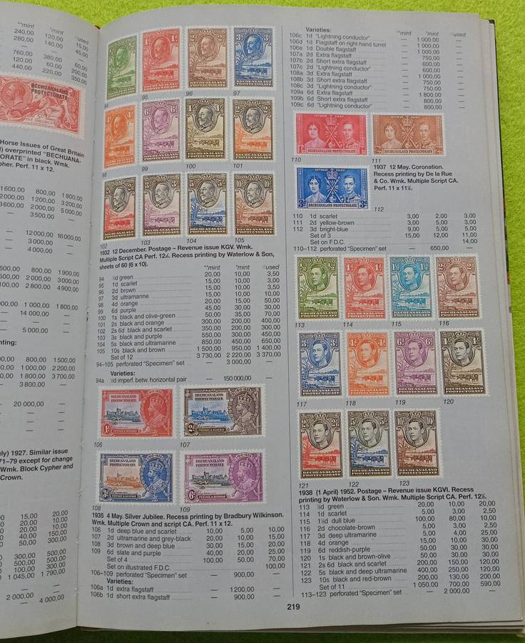 SOUTH AFRICA COLOUR CATALOGUE 2001. ALL PAGES STILL INTACT. VERY USEFUL CATALOGUE.