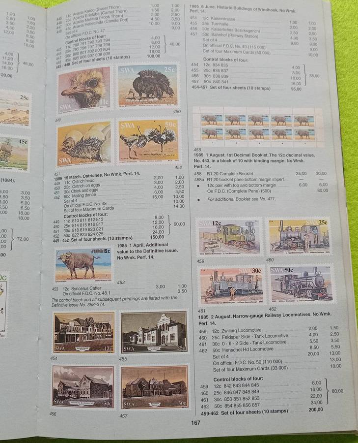 SOUTH AFRICA COLOUR CATALOGUE 2001. ALL PAGES STILL INTACT. VERY USEFUL CATALOGUE.