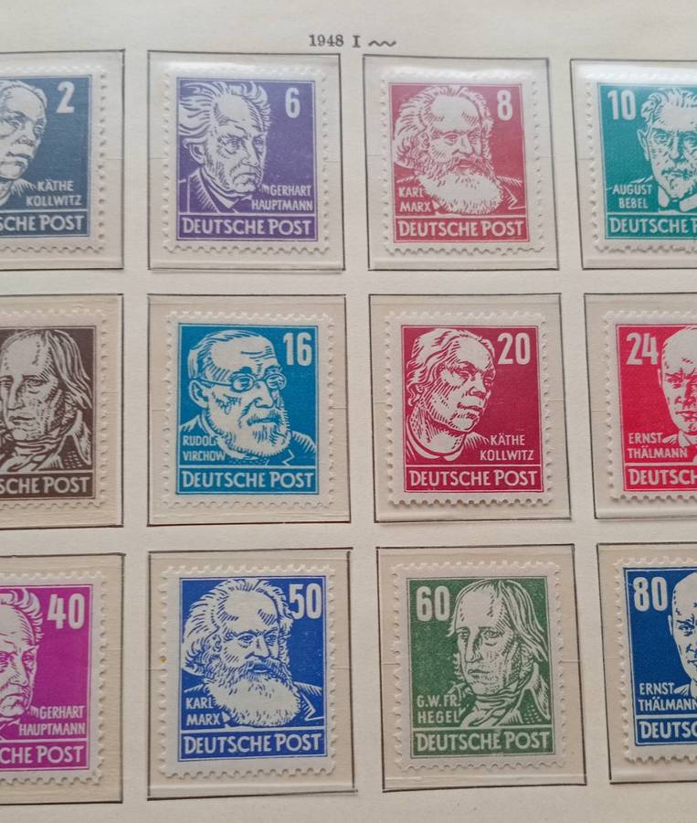GERMANY DDR DEMOCRATIC REPUBLIC 1953 SCOTT 122-136 PERSONALITIES PERFECT MNH CV R4000+