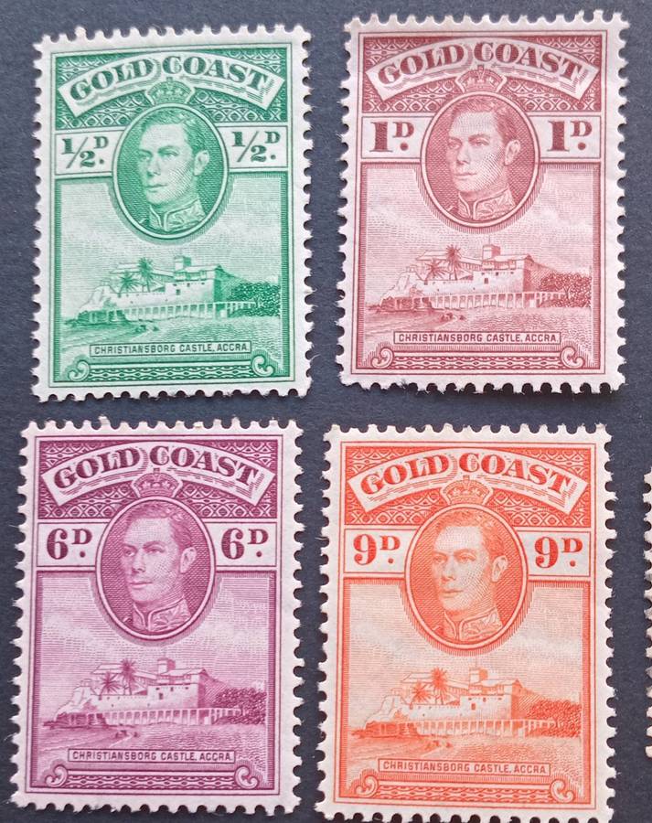 GOLD COAST 1938 KGVI MNH/MH&VFU ½d-10/- CV R3000