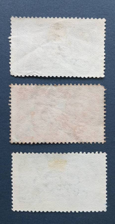 Great Britain SC #222-224. SEAHORSES USED CV $207